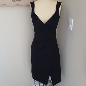 NWT DSquared2 Minimalist Black Sheath Dress 42